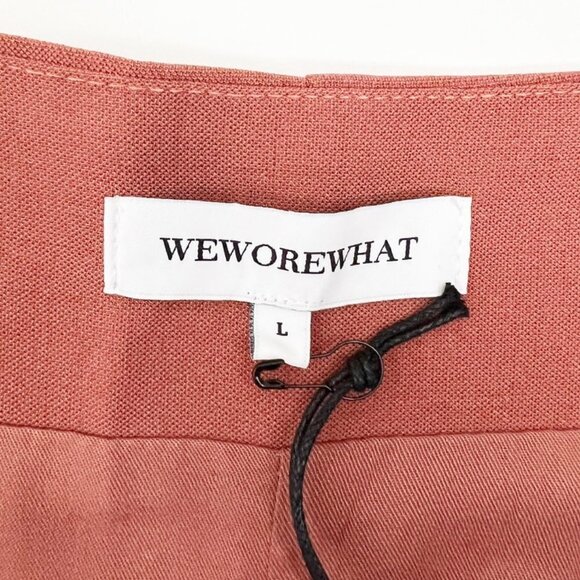 NWT WeWoreWhat Blazer Skirt Women's Size L Clay Wrap Mini - Picture 6 of 15
